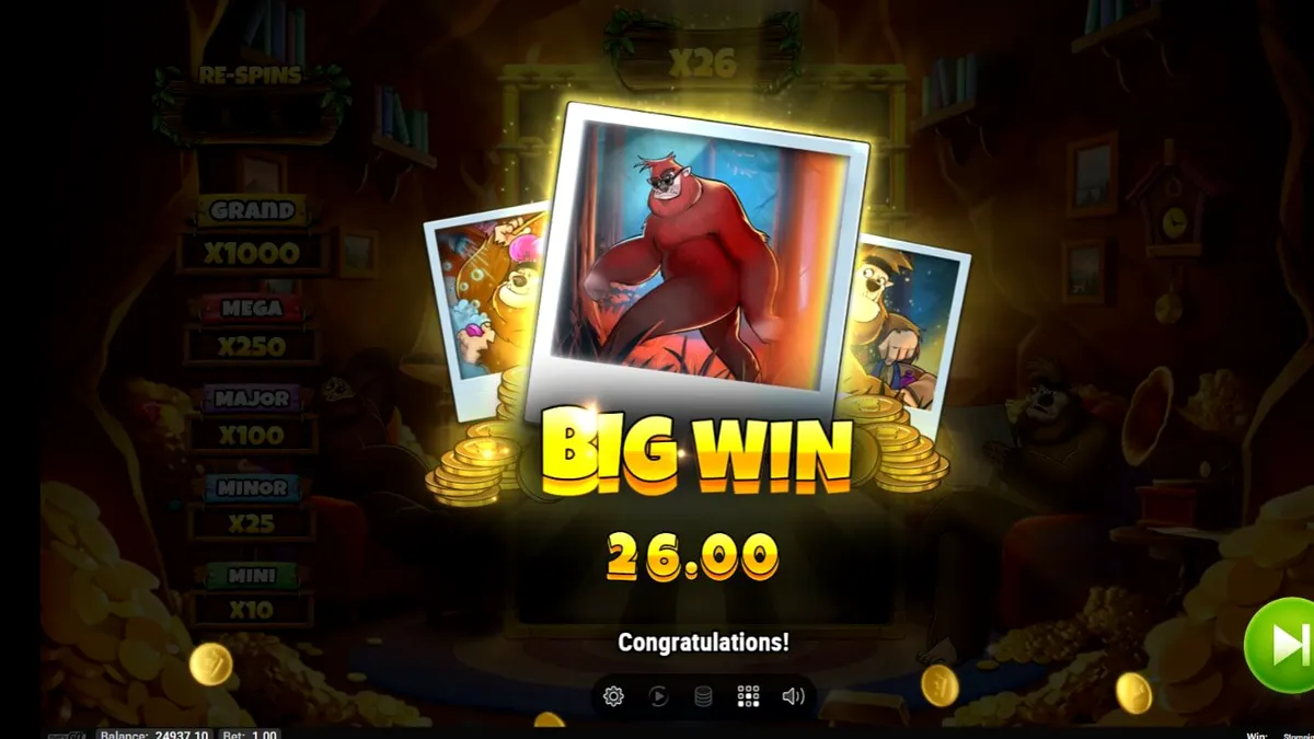 Jack Tracker menjelajahi hutan dalam slot Stompin’ Gold GO Collect