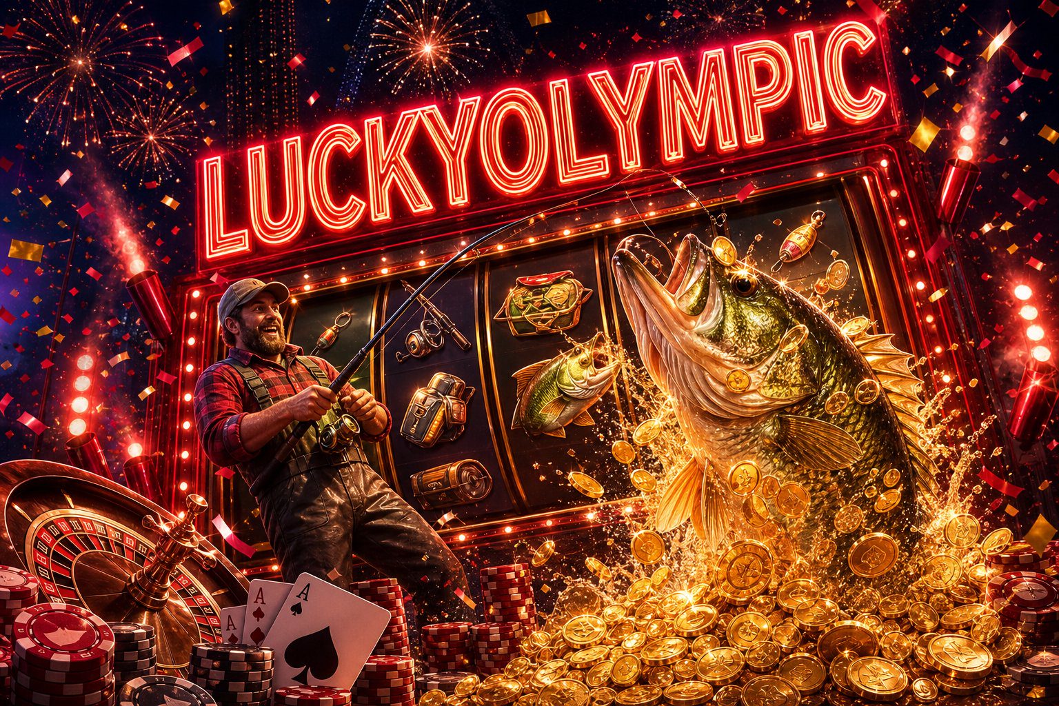 Bagan turnamen komunitas Fortune Ox dengan klasemen sementara di LUCKYOLYMPIC