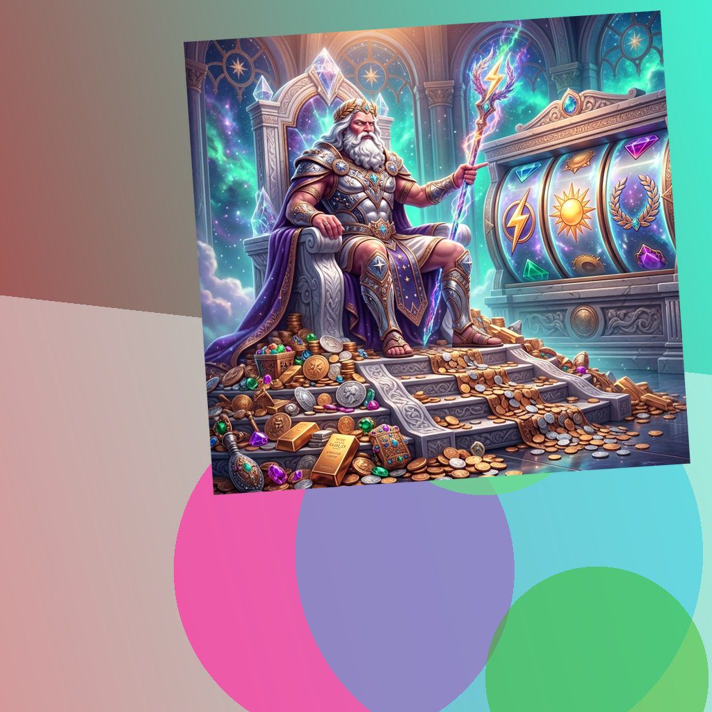 Halaman promosi LUCKYOLYMPIC dengan kartu hadiah pendaftaran dan koin gratis pemain baru